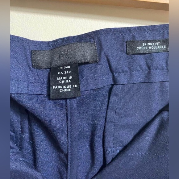 H&M Men’s Navy Blue Slim Fit Suit - Picture 5 of 5